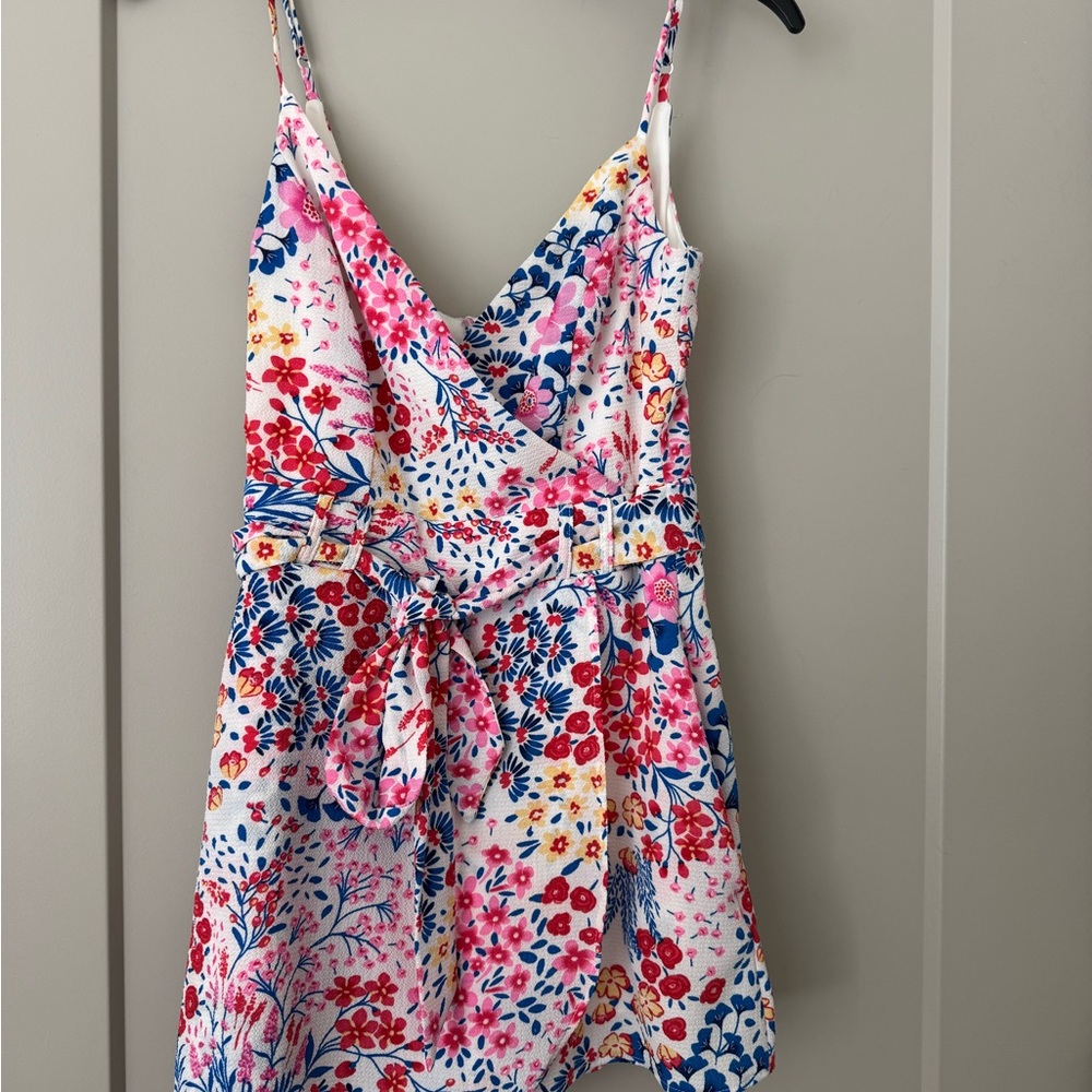 Floral Spaghetti Strap Dress